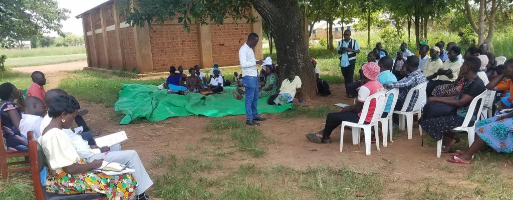 Community engagement on climate smart agriculture inputs 